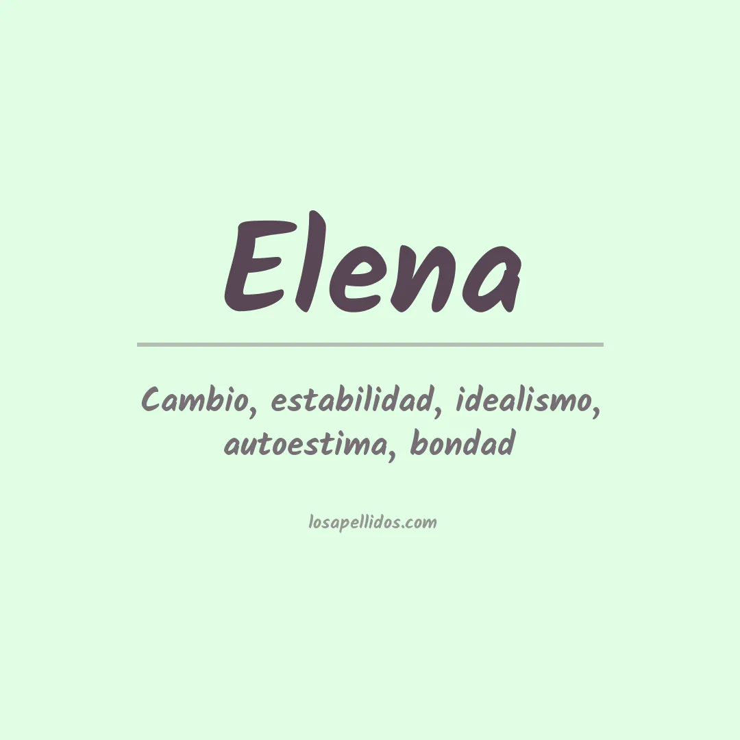 Apellido Elena