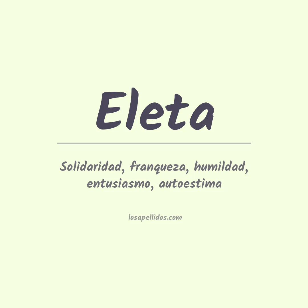 Apellido Eleta