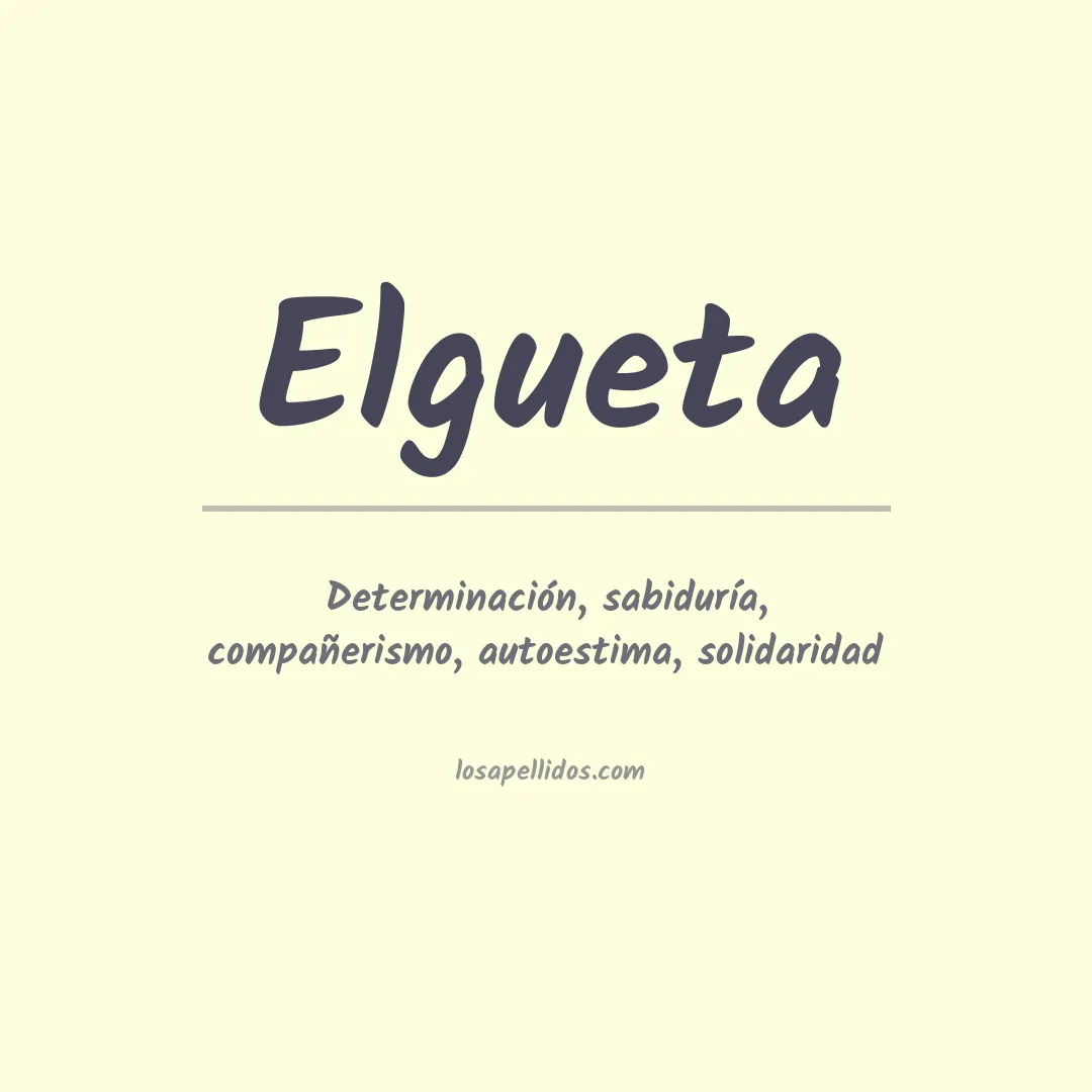 Apellido Elgueta