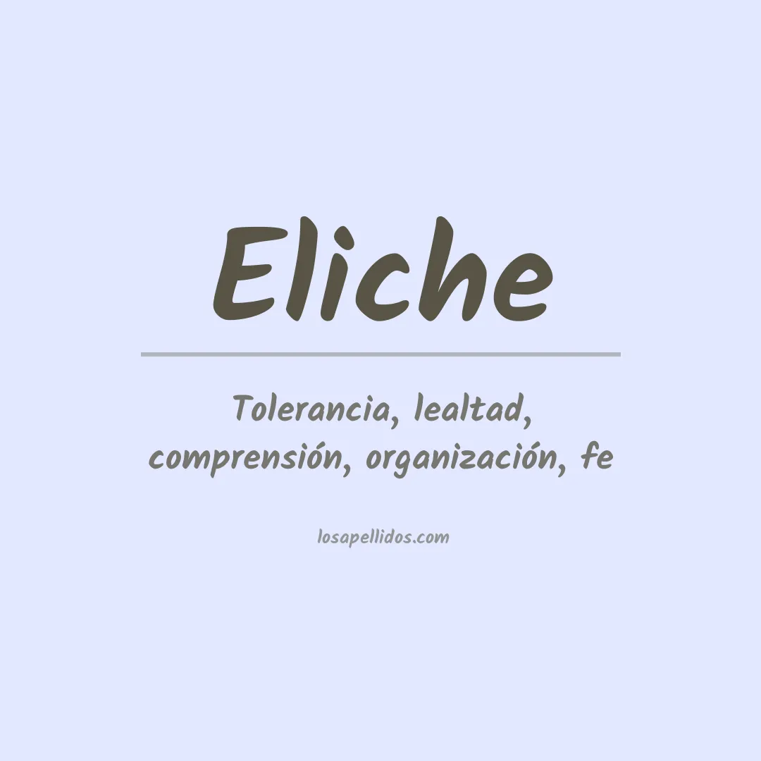Apellido Eliche