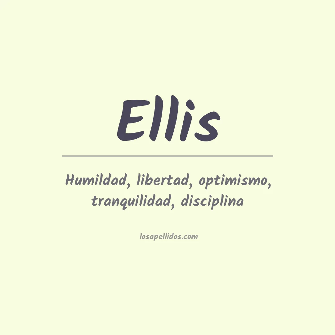 Apellido Ellis