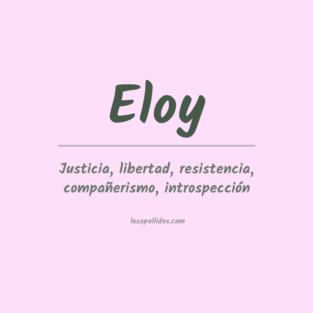 Apellido Eloy