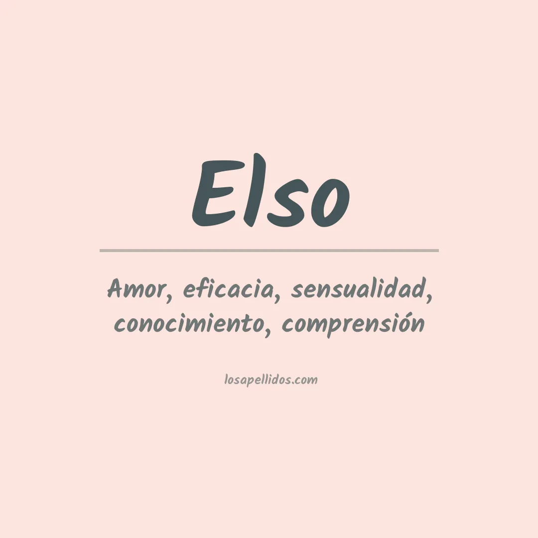 Apellido Elso