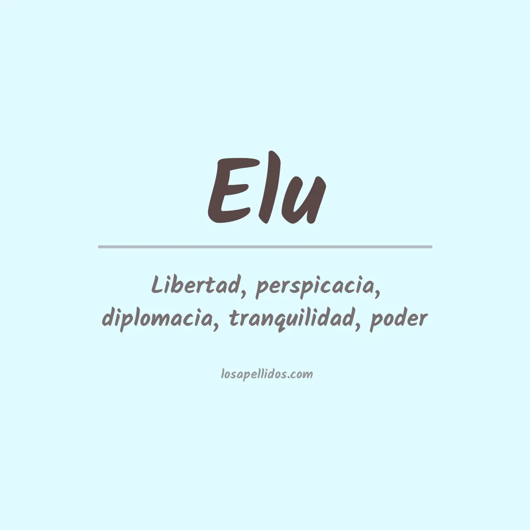 Apellido Elu