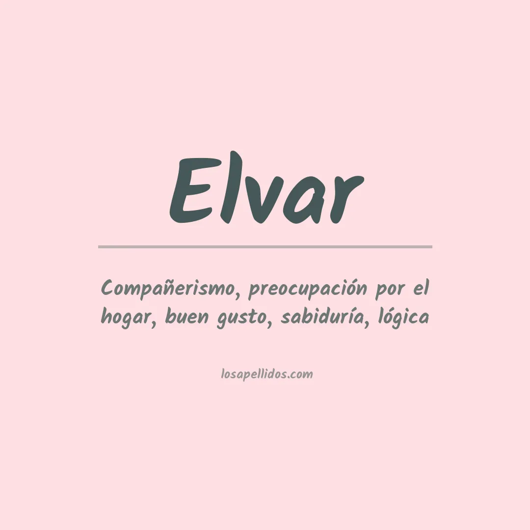 Apellido Elvar