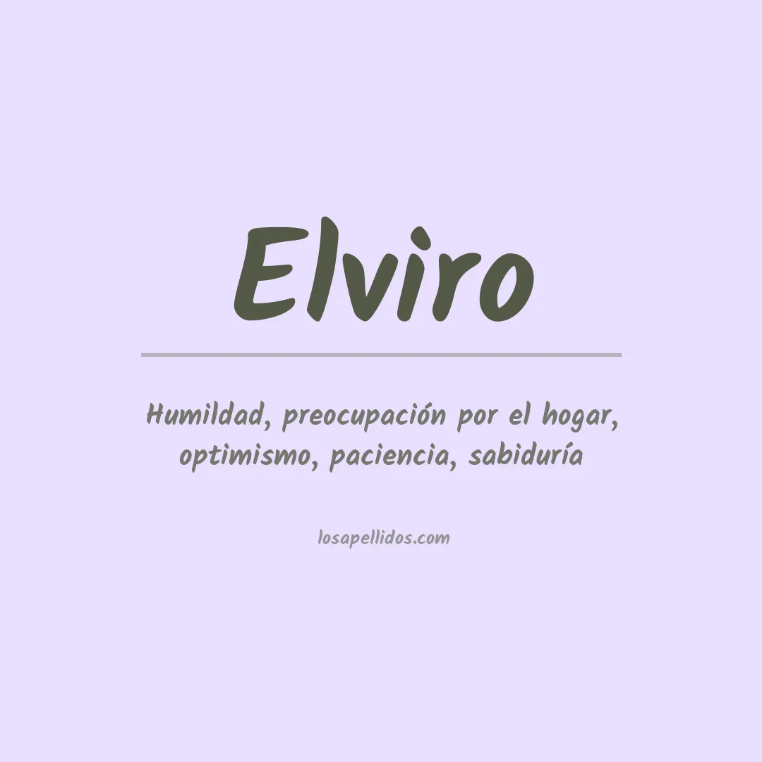 Apellido Elviro