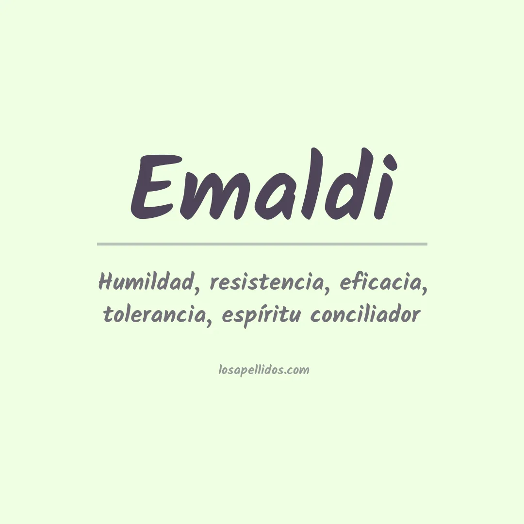 Apellido Emaldi