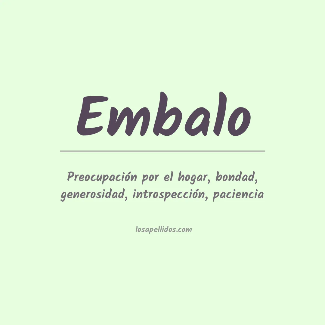 Apellido Embalo