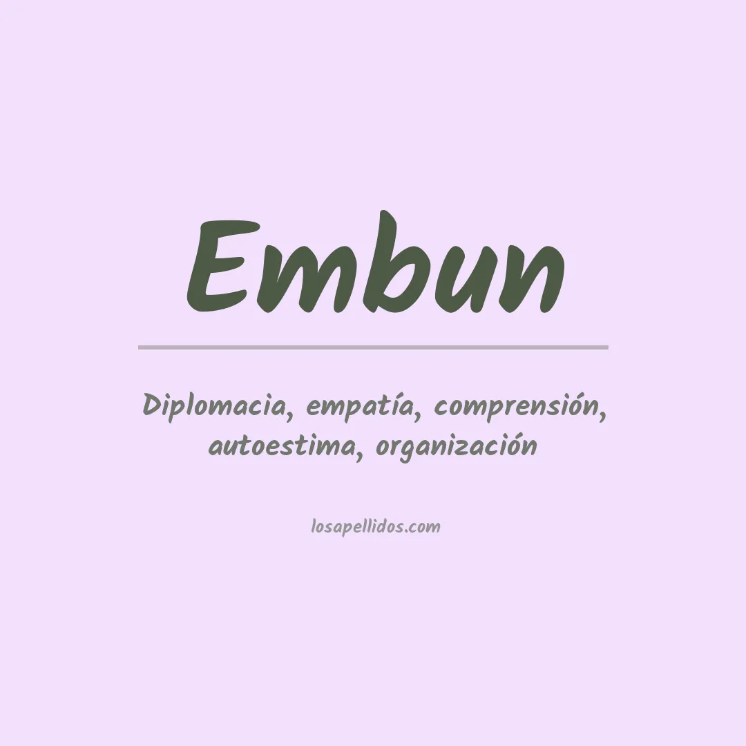 Apellido Embun