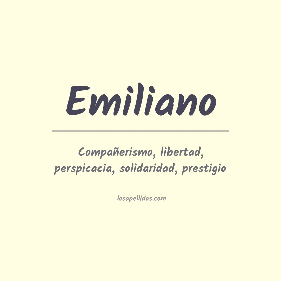 Apellido Emiliano