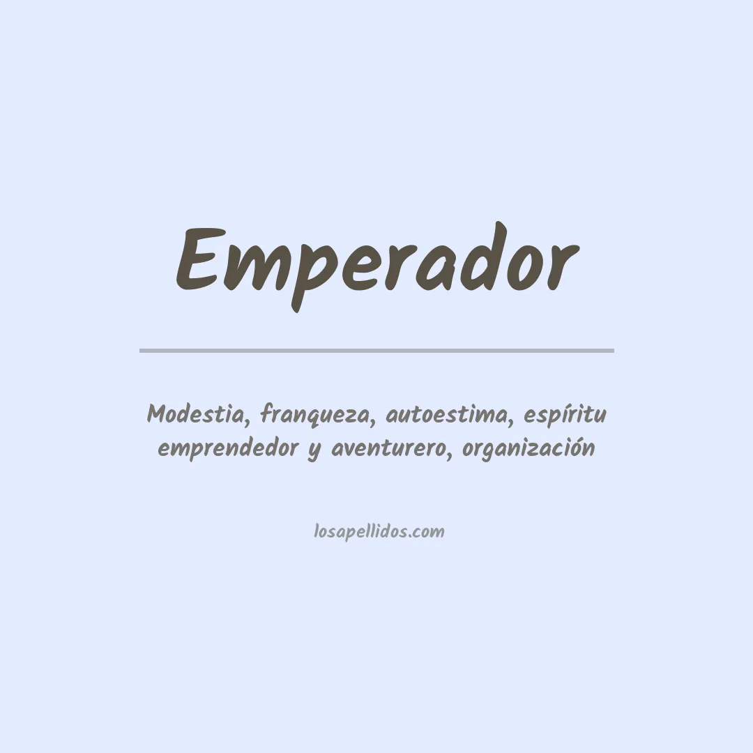 Apellido Emperador