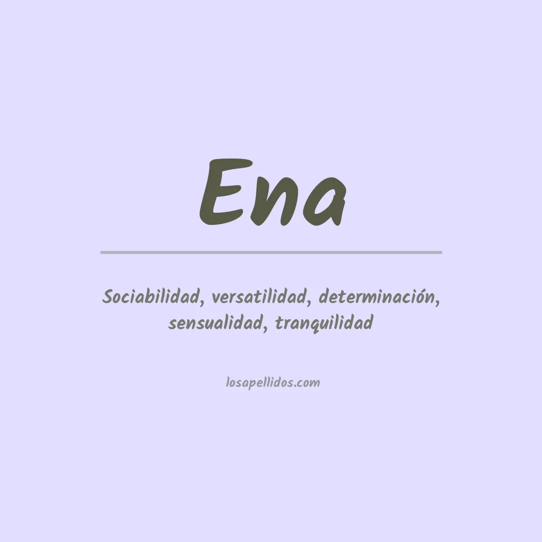 Apellido Ena