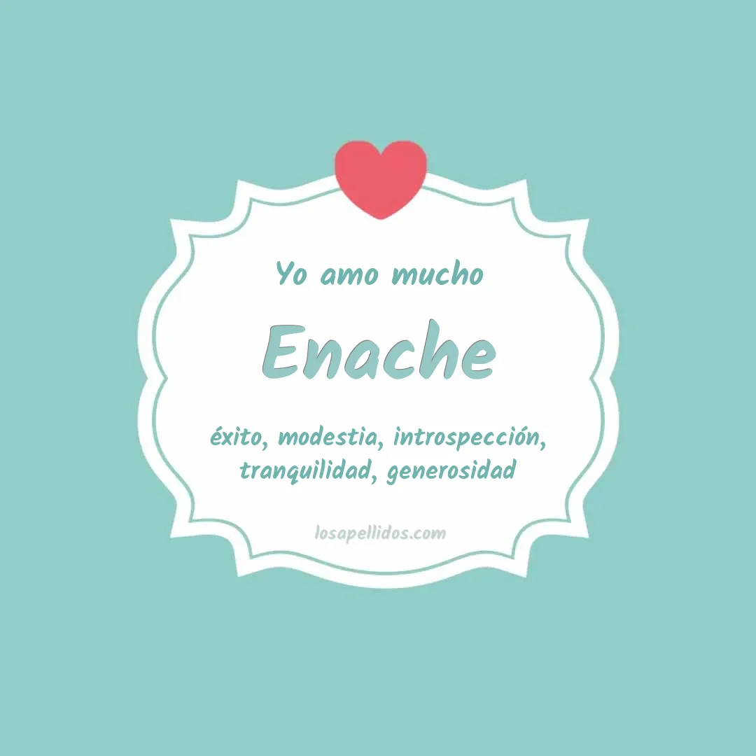 Yo amo mucho Enache