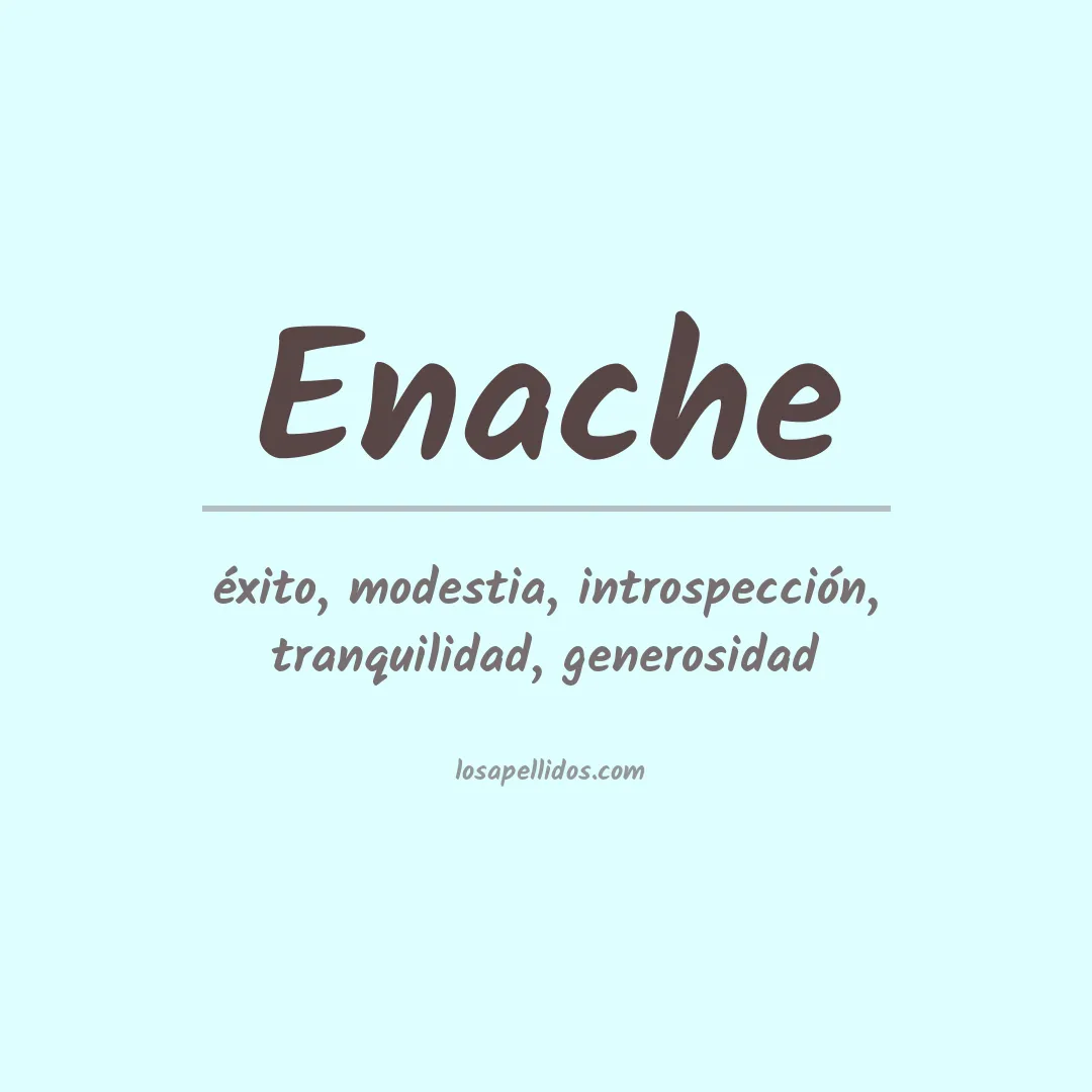Apellido Enache