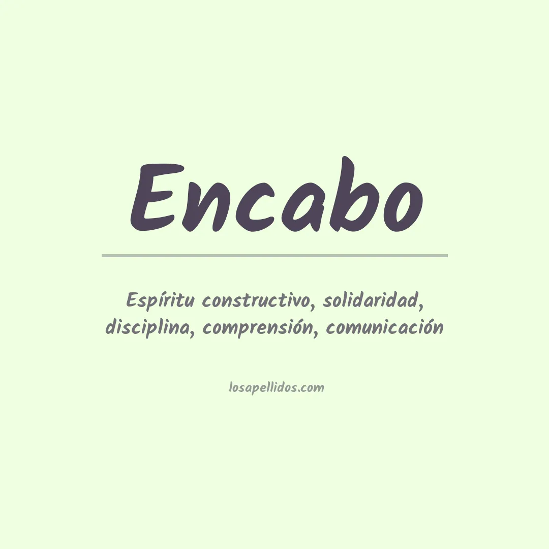 Apellido Encabo