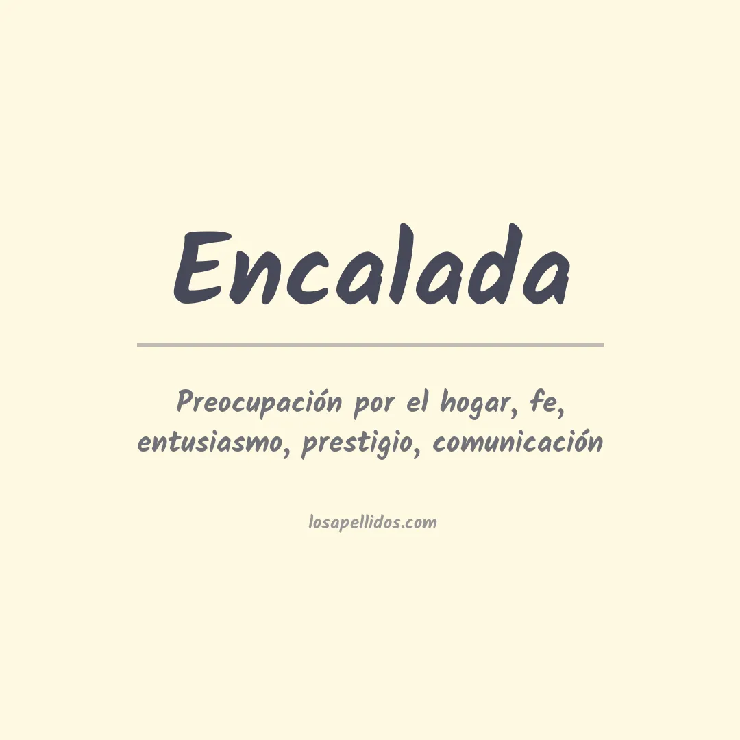Apellido Encalada