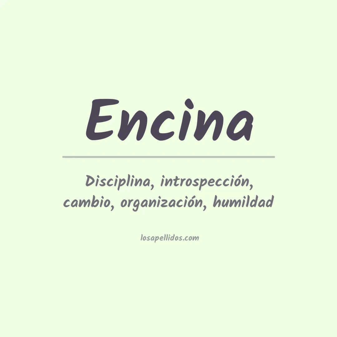 Apellido Encina