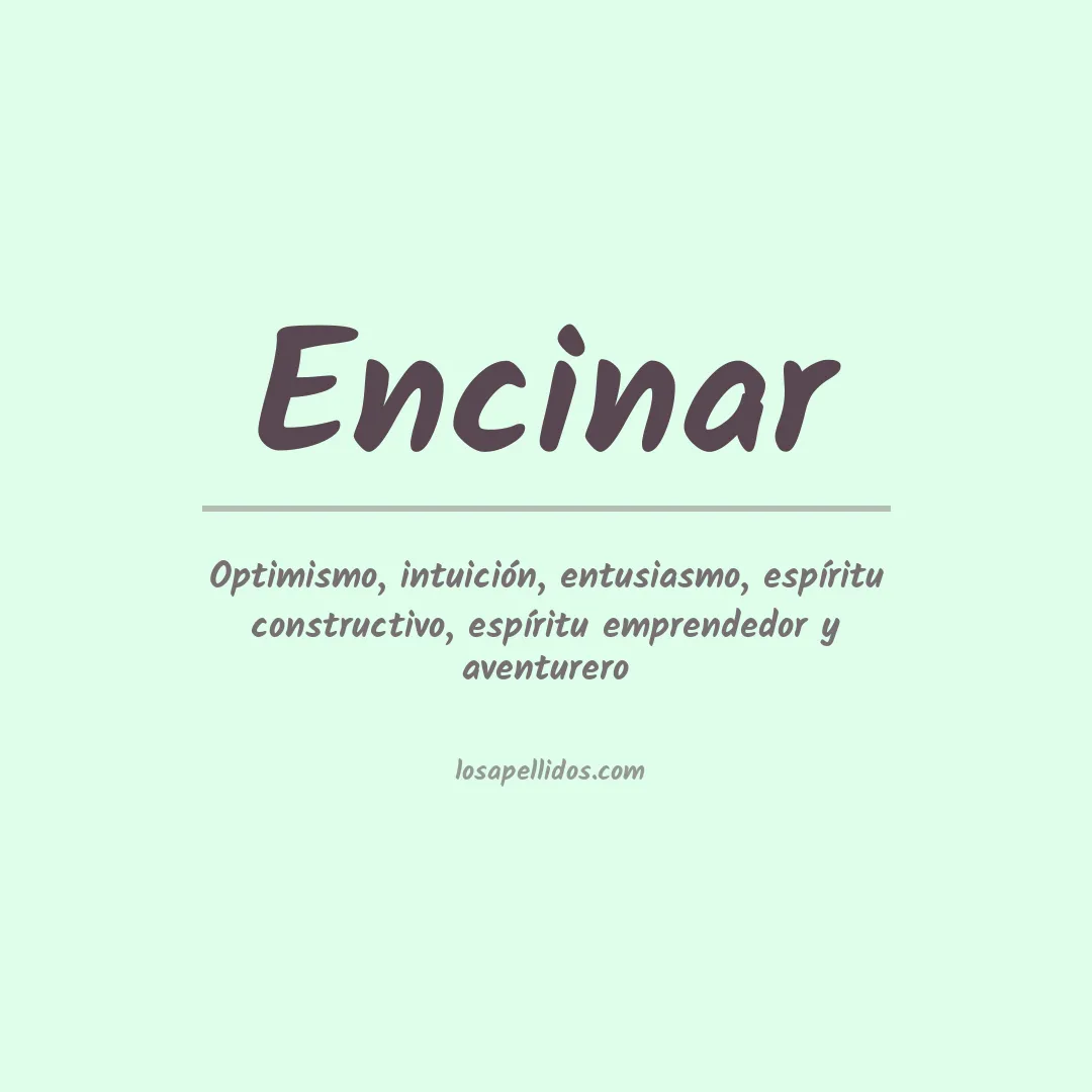 Apellido Encinar