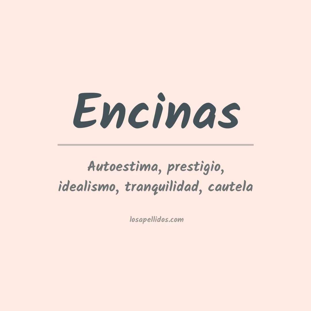 Apellido Encinas