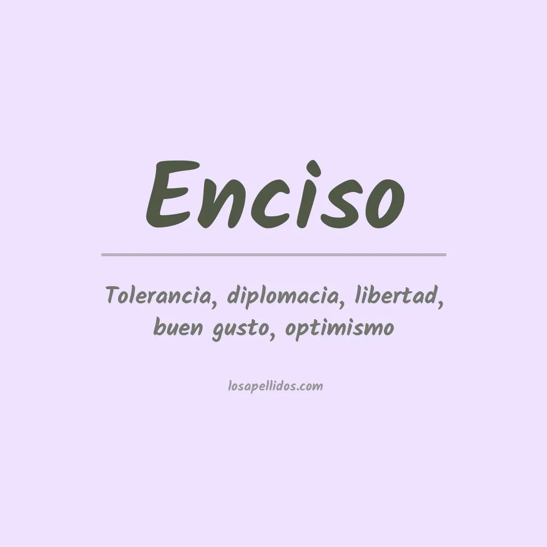 Apellido Enciso