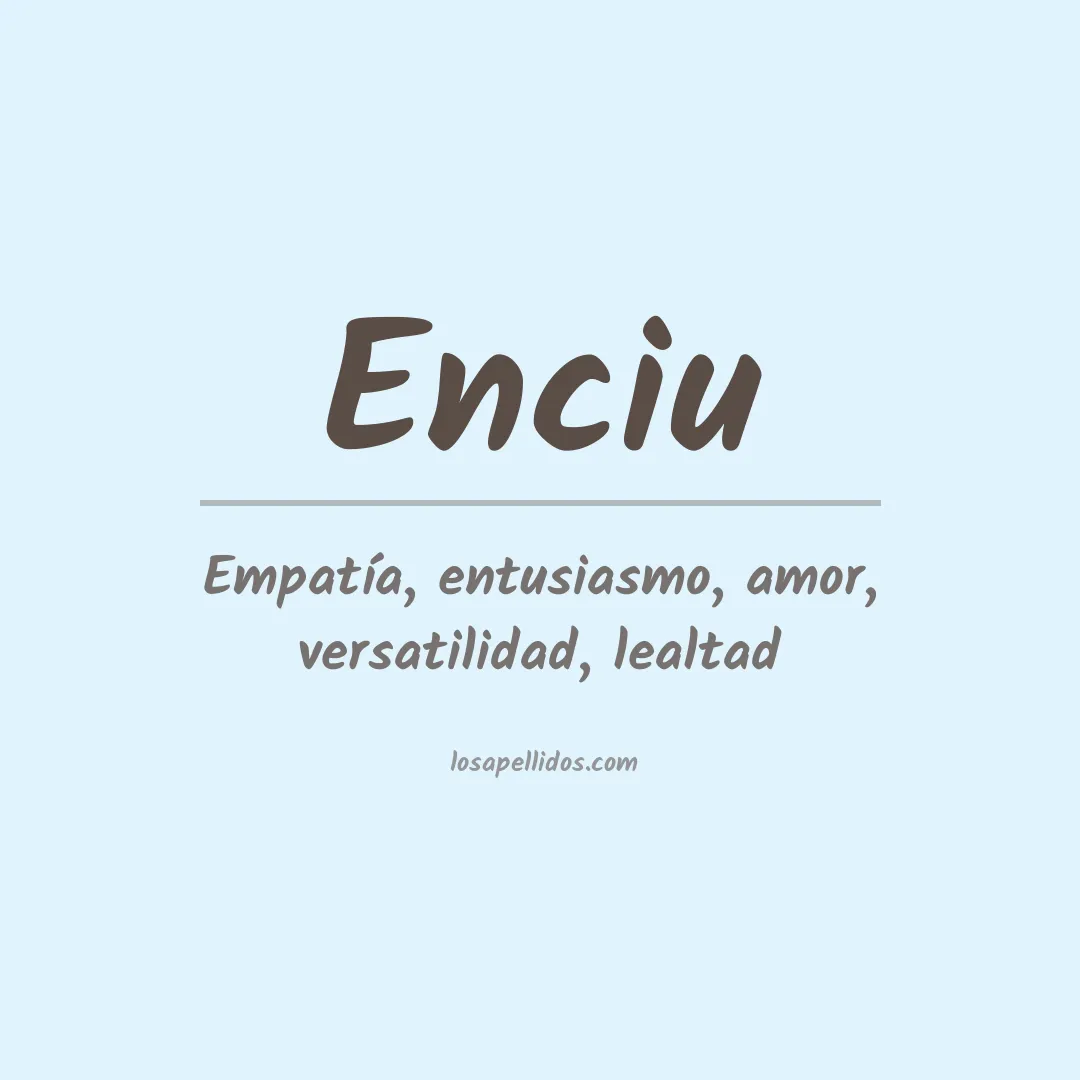 Apellido Enciu