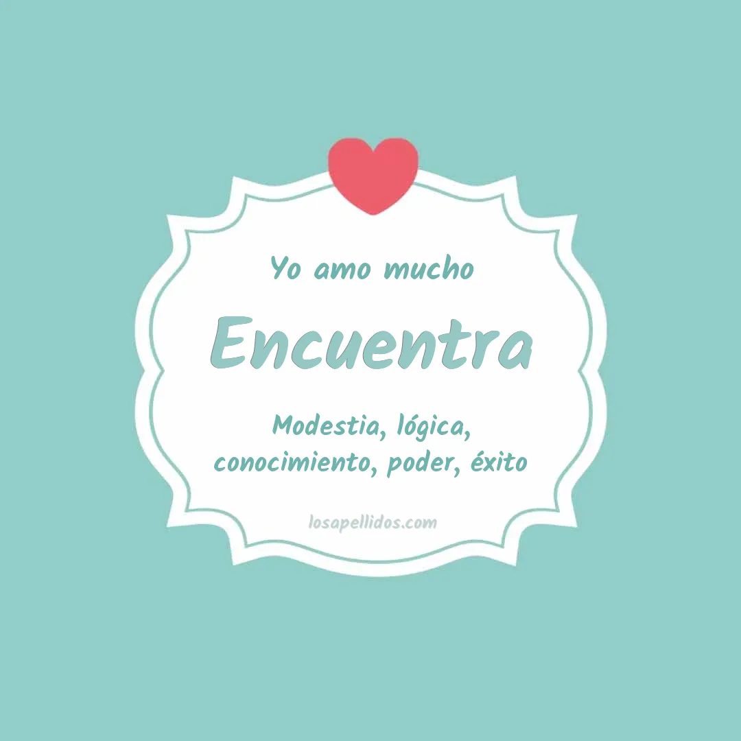 Yo amo mucho Encuentra