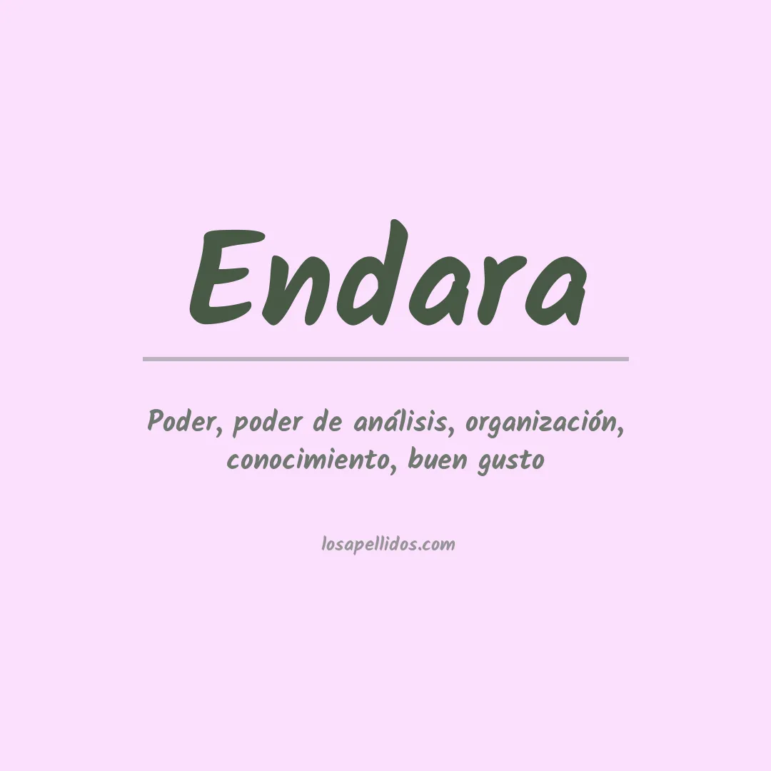 Apellido Endara