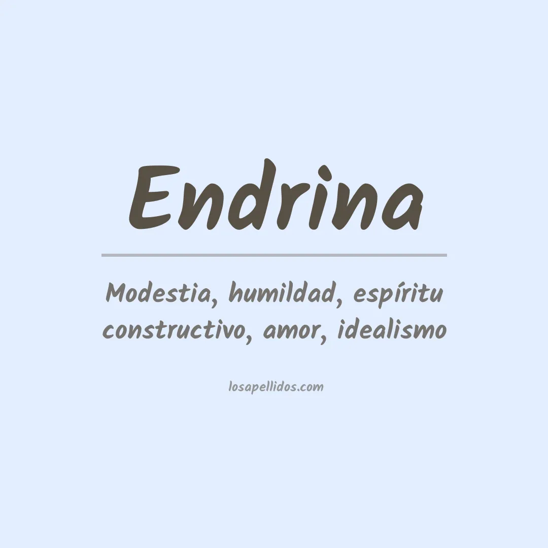 Apellido Endrina