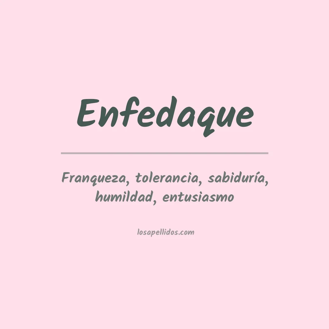 Apellido Enfedaque