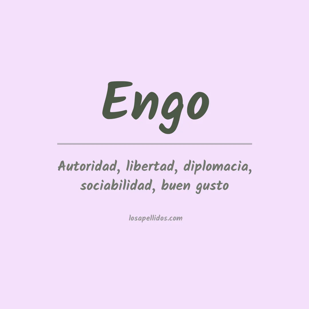 Apellido Engo