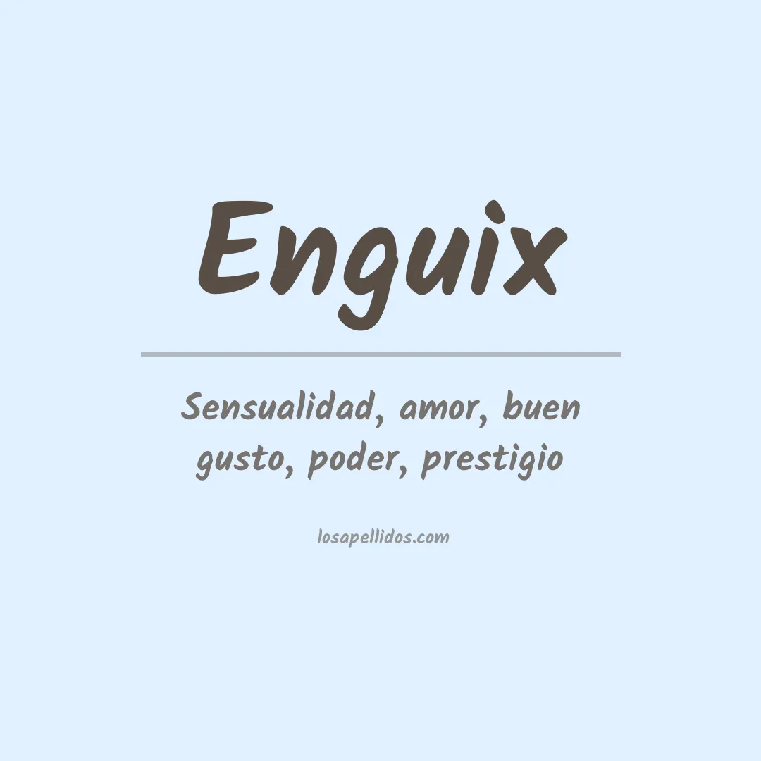 Apellido Enguix