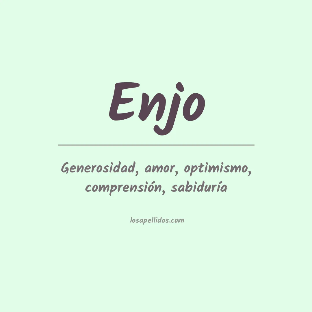 Apellido Enjo