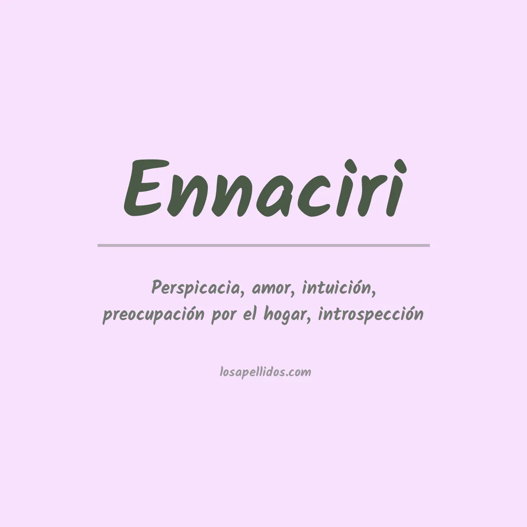 Apellido Ennaciri