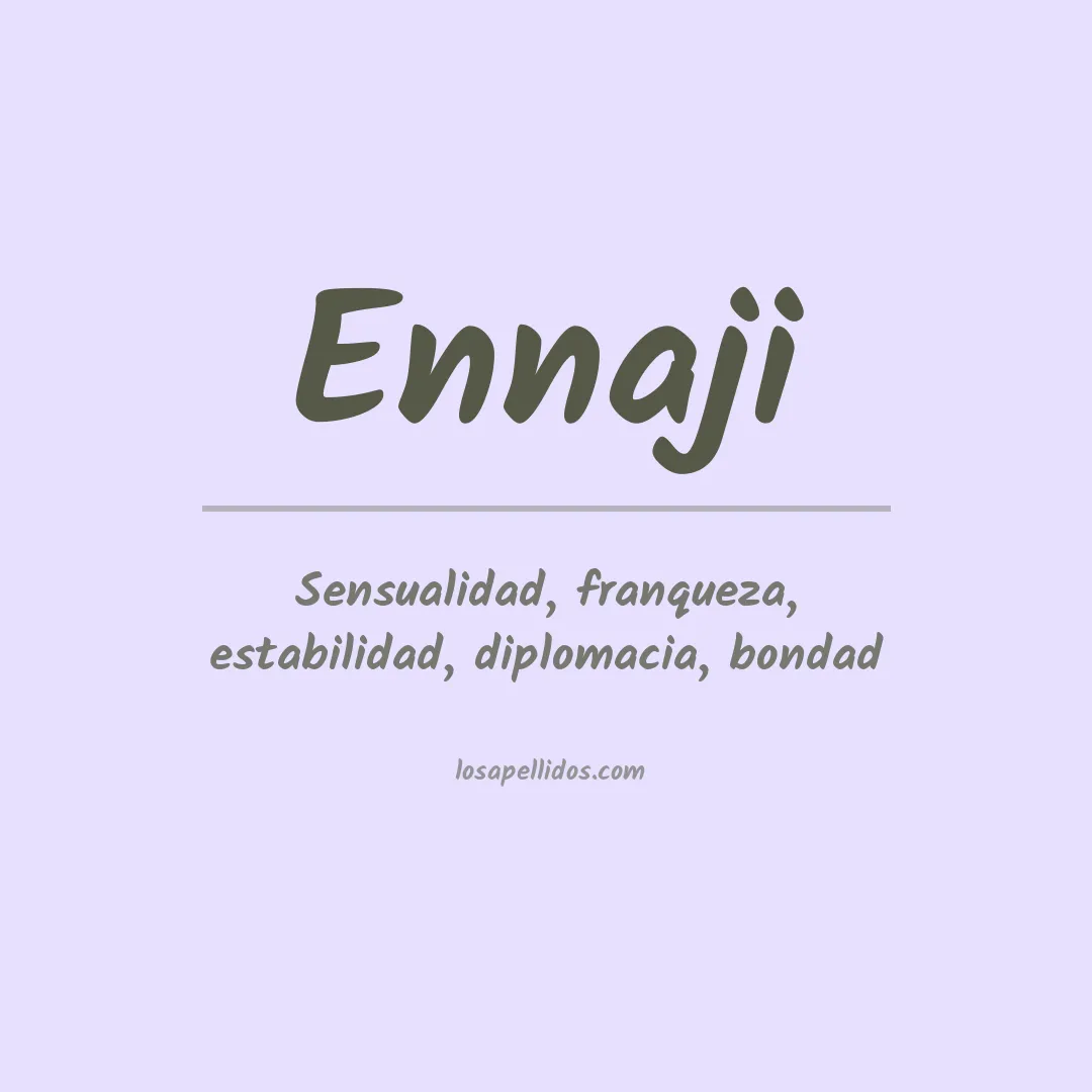 Apellido Ennaji