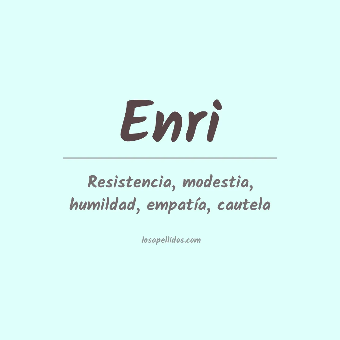 Apellido Enri