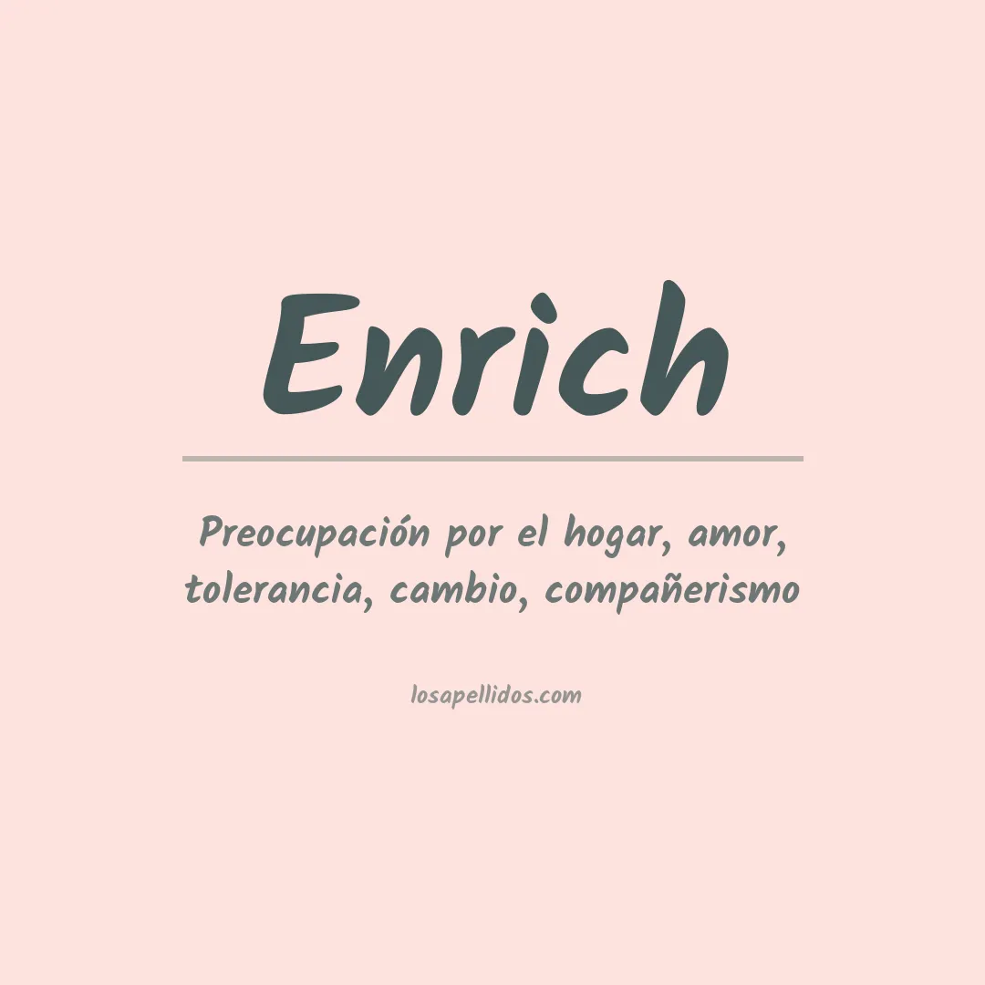 Apellido Enrich