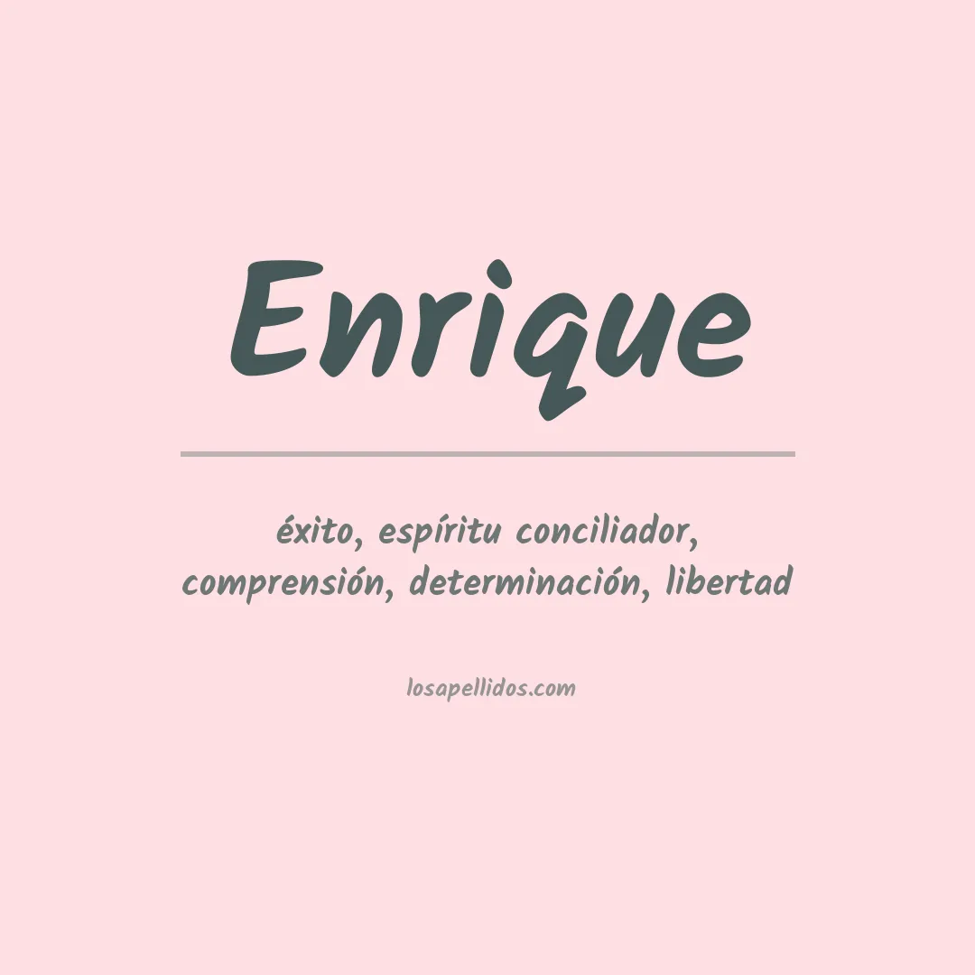Apellido Enrique