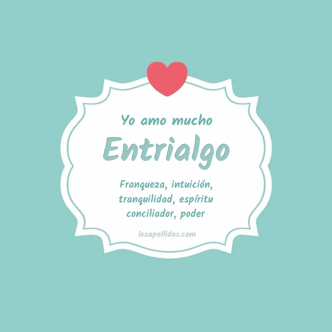 Yo amo mucho Entrialgo