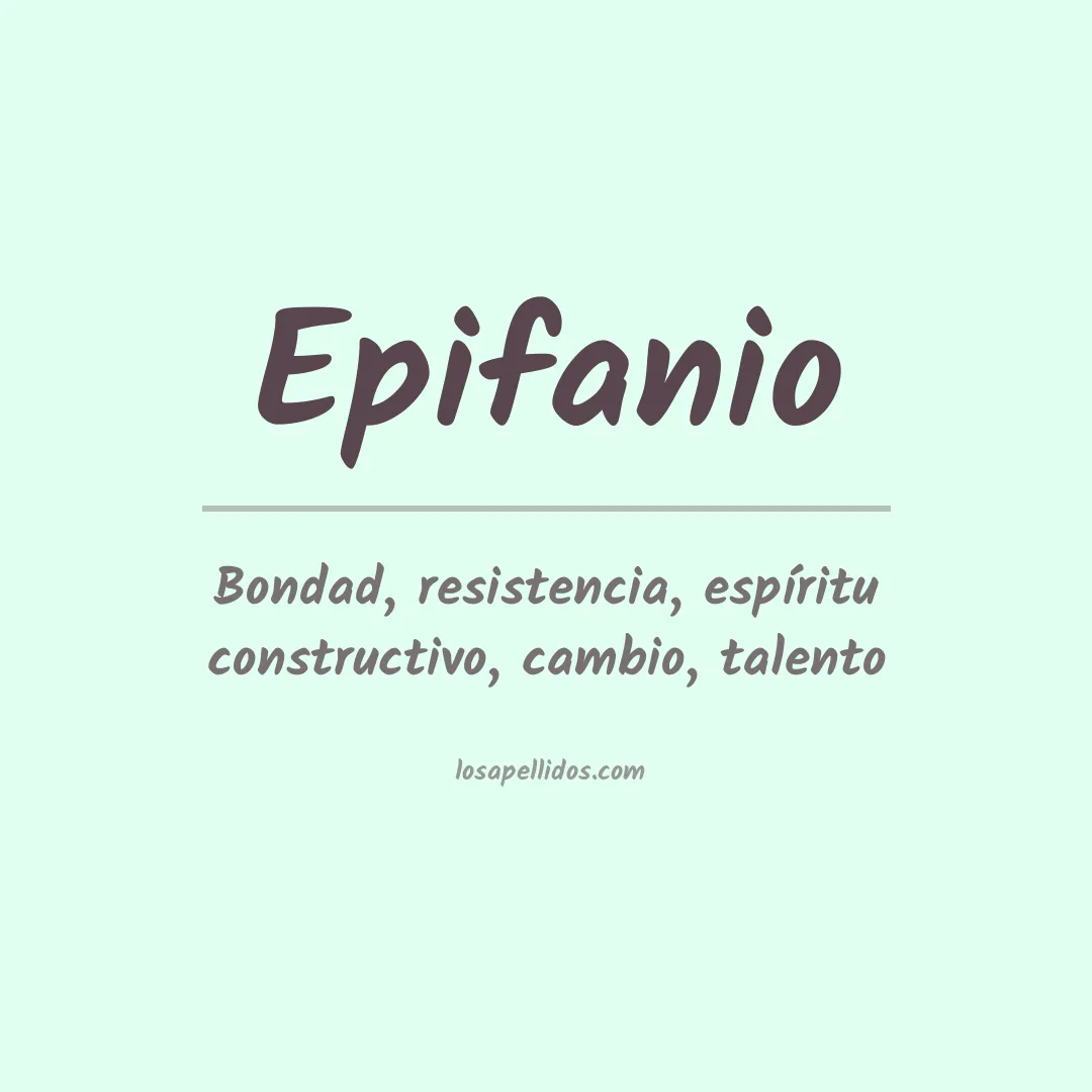 Apellido Epifanio