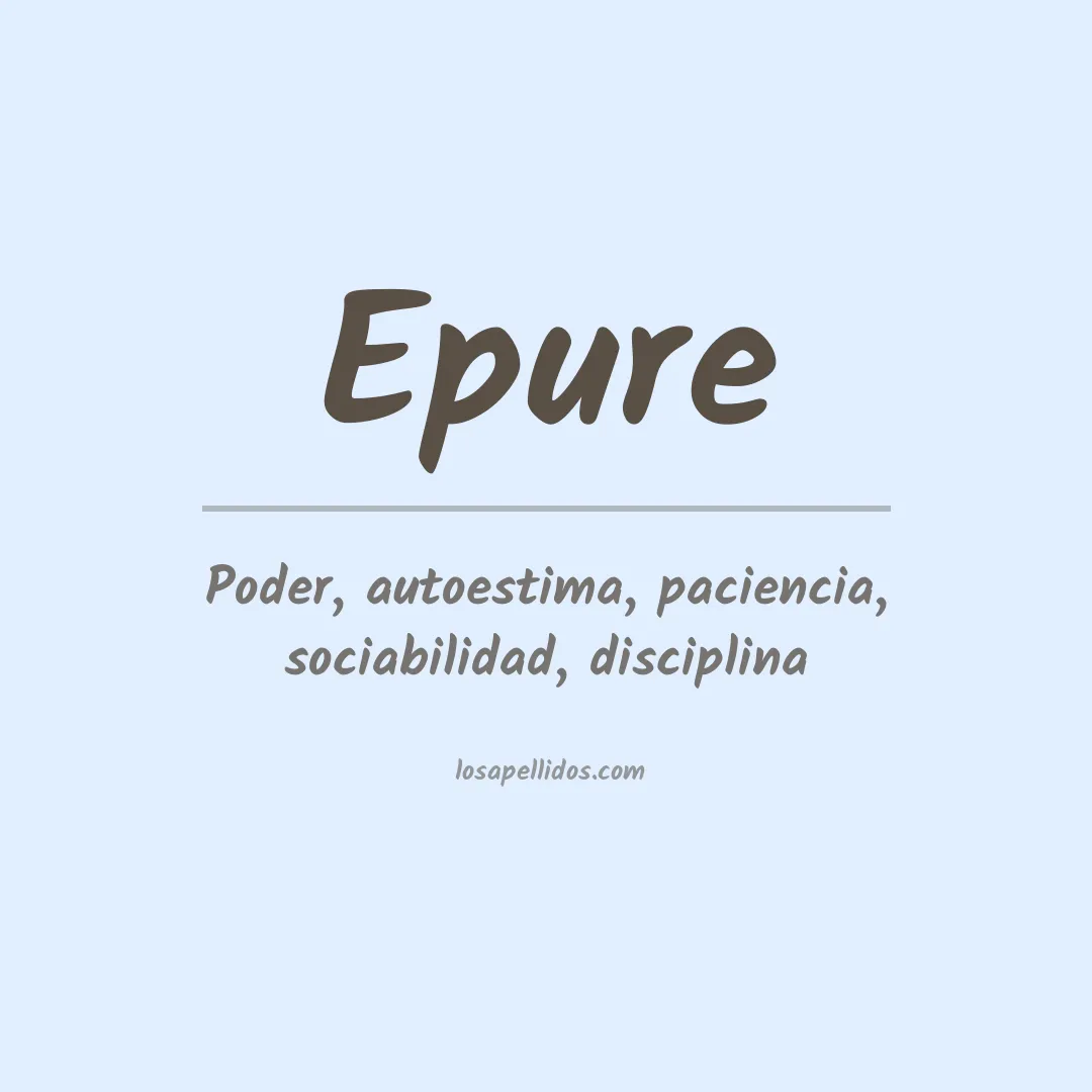 Apellido Epure