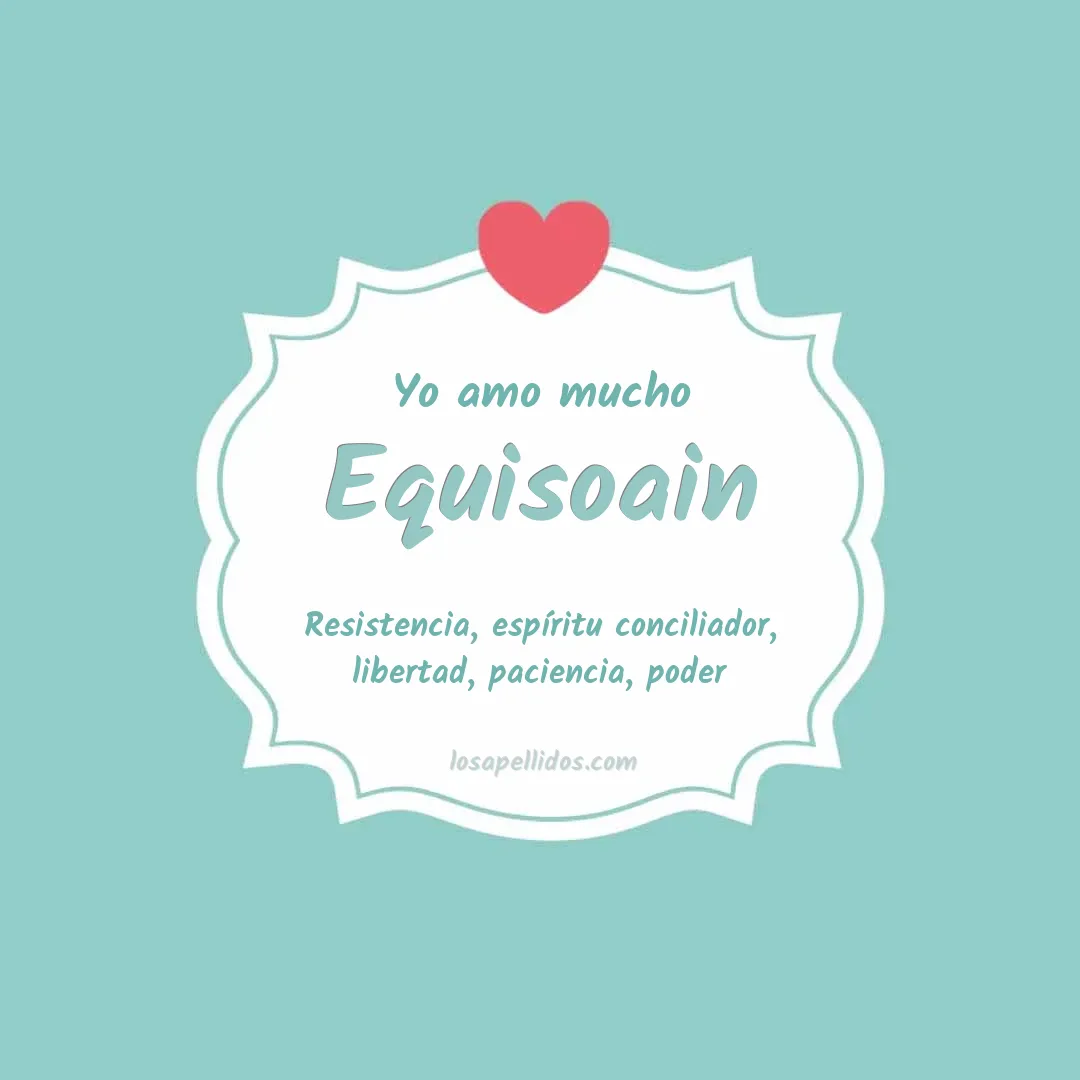 Yo amo mucho Equisoain