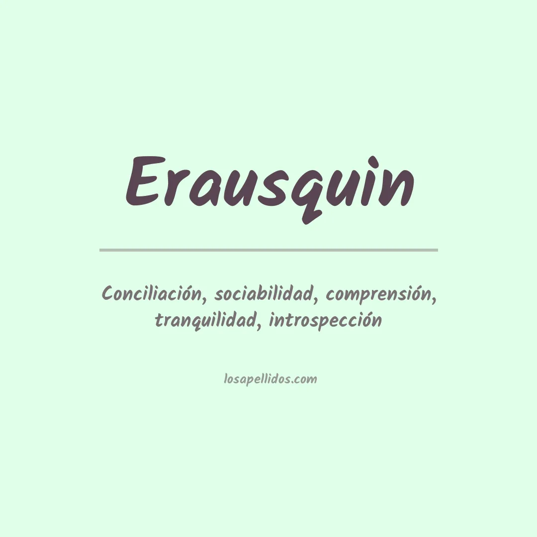 Apellido Erausquin