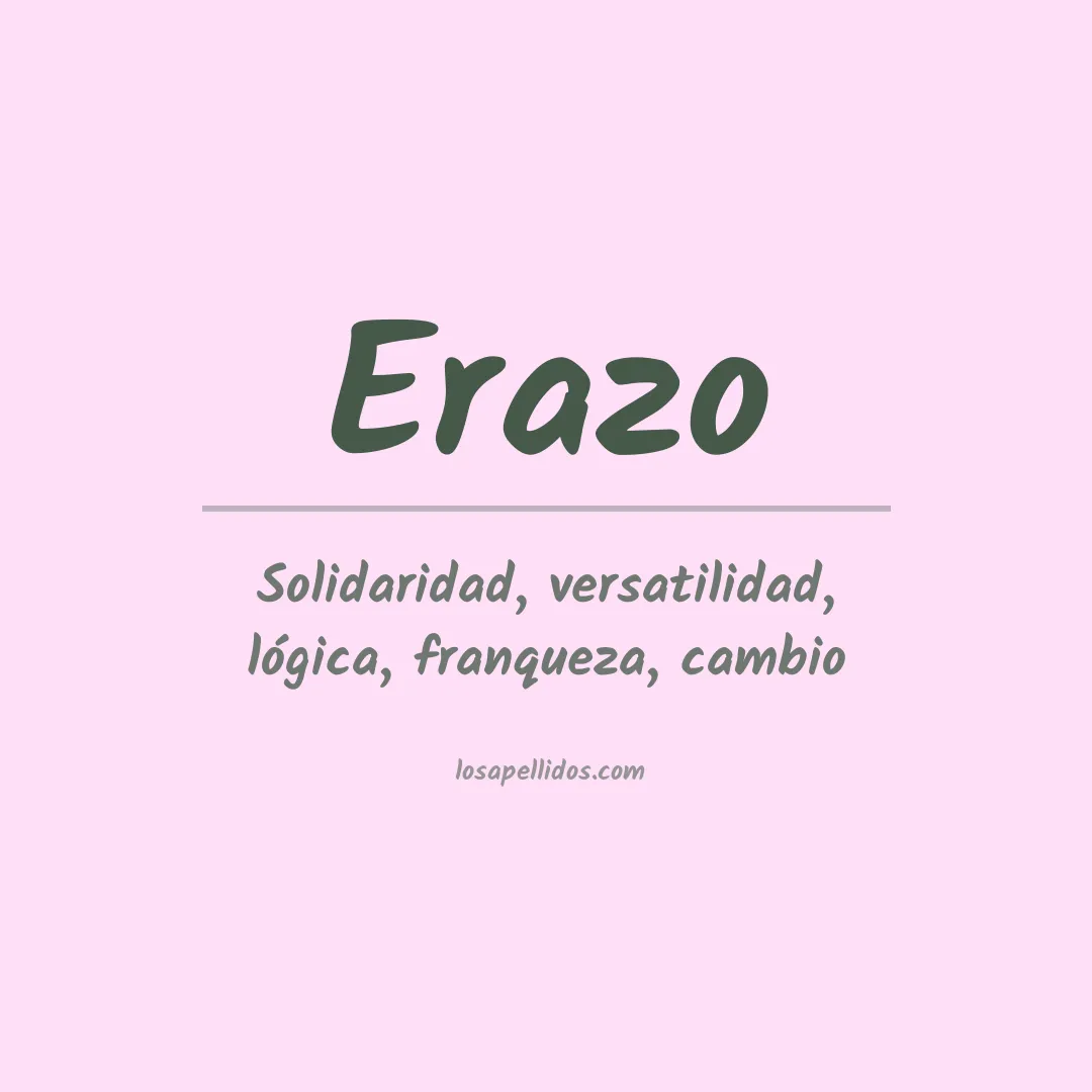 Apellido Erazo