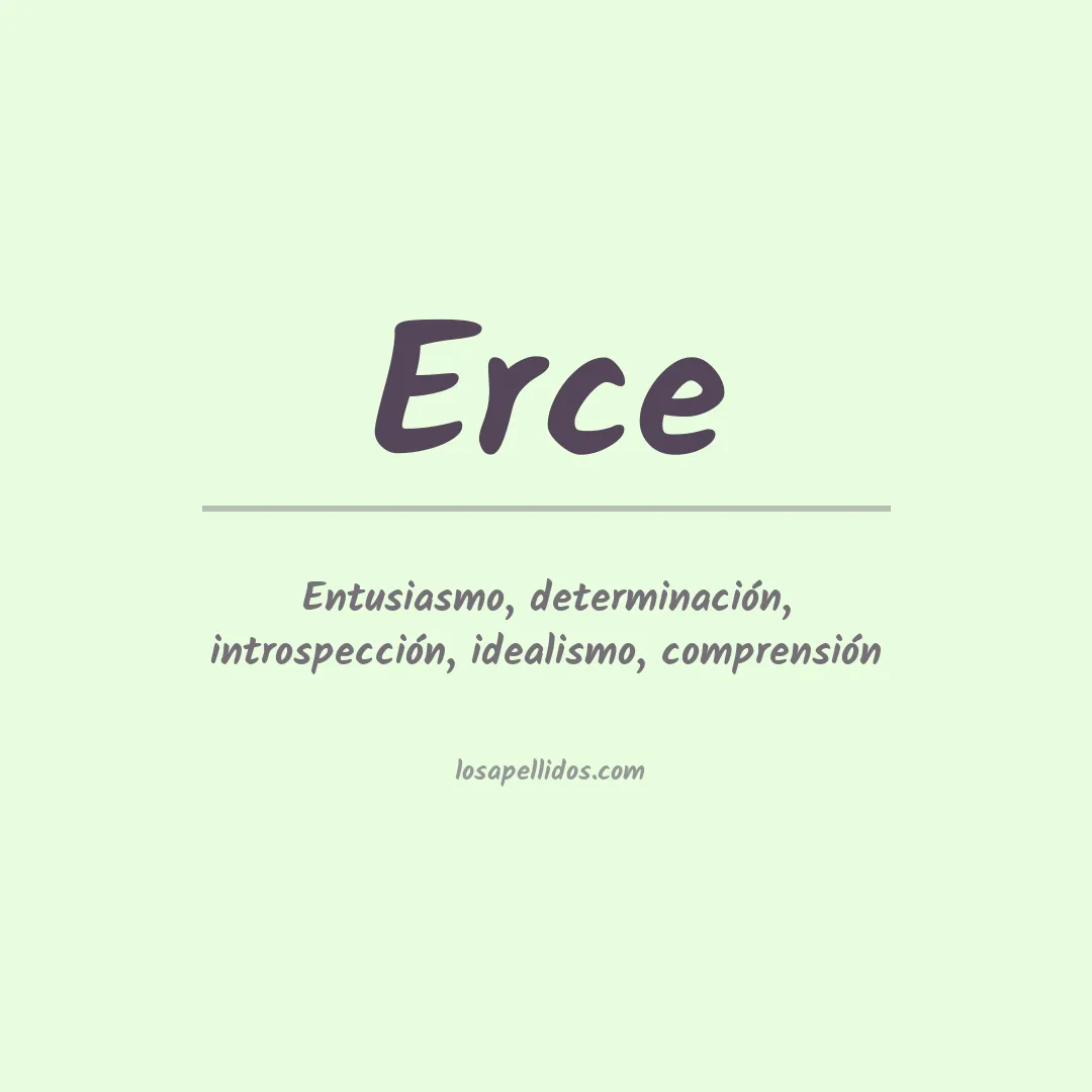 Apellido Erce