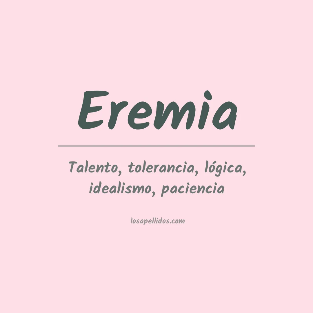 Apellido Eremia