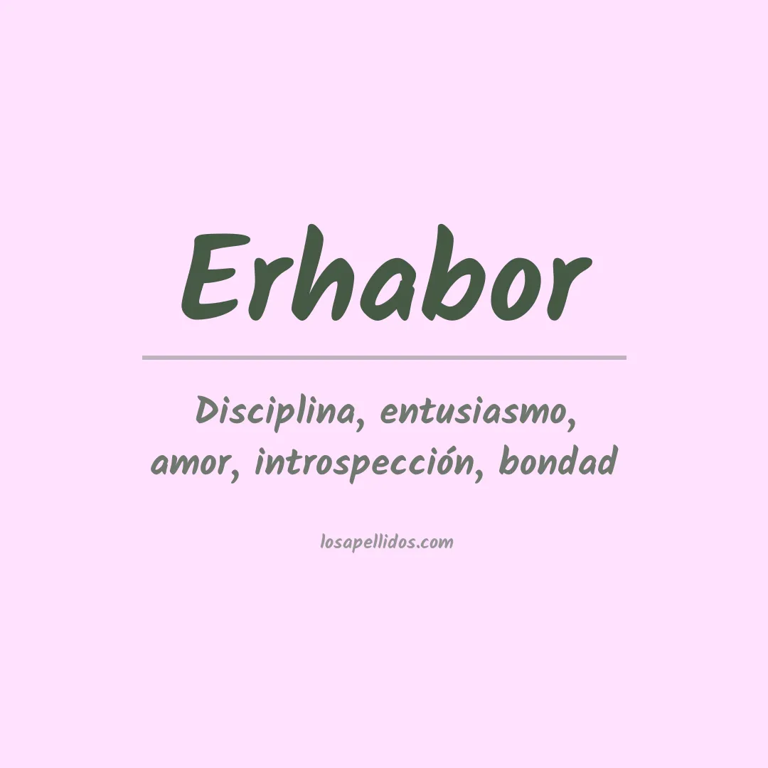 Apellido Erhabor