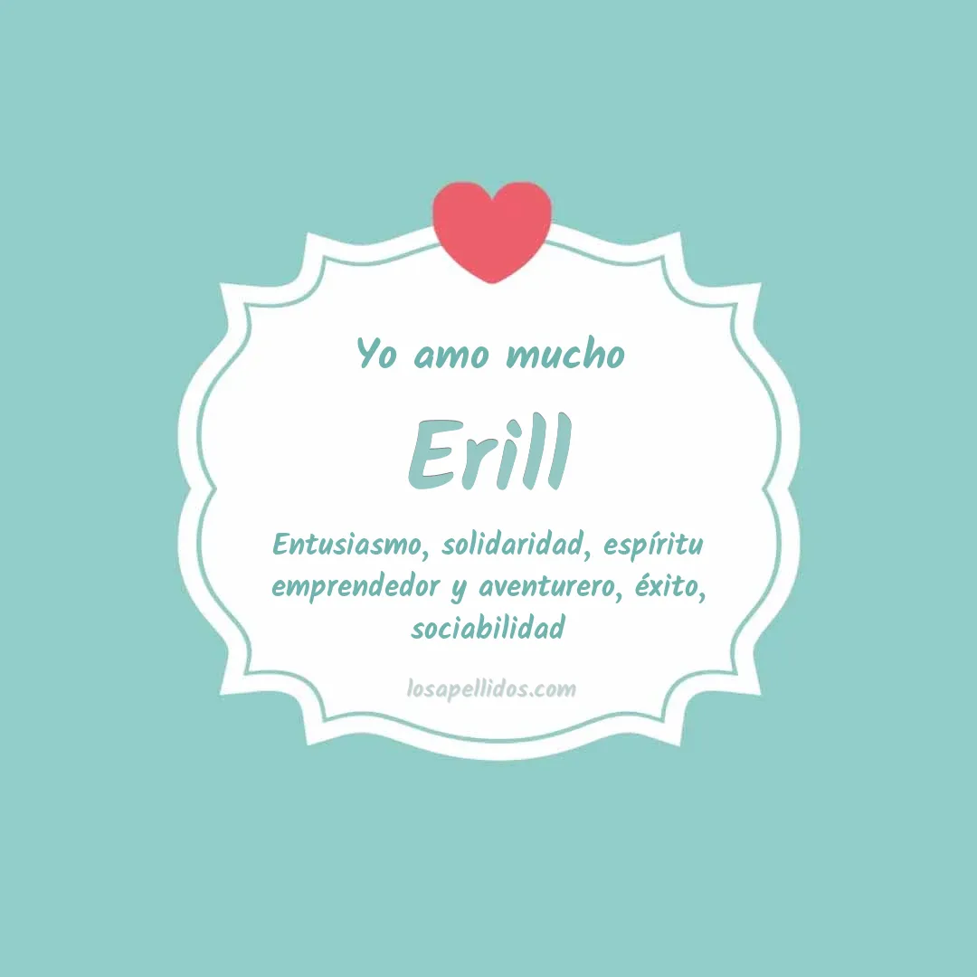 Yo amo mucho Erill
