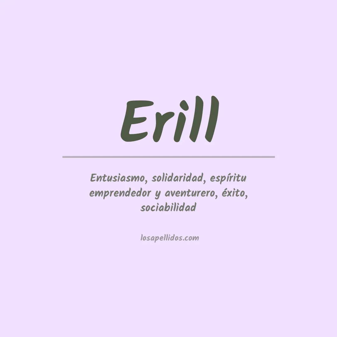 Apellido Erill