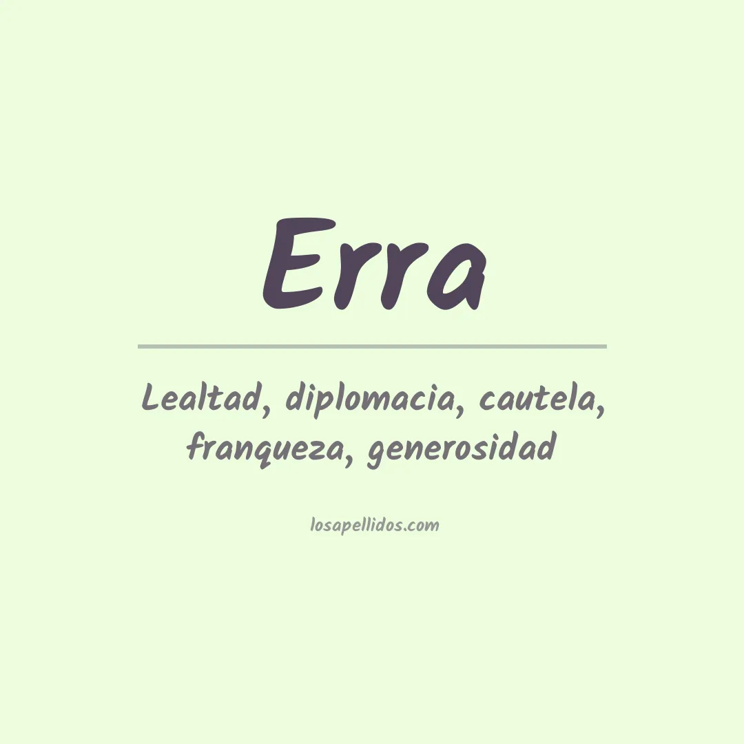 Apellido Erra