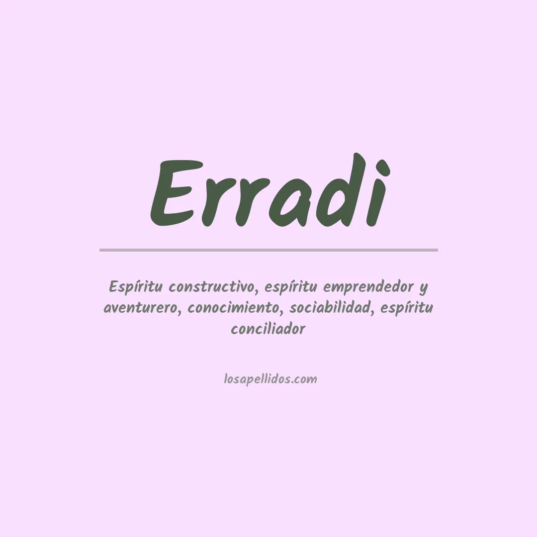 Apellido Erradi